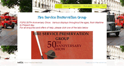 Desktop Screenshot of fireservicepreservationgroup.org